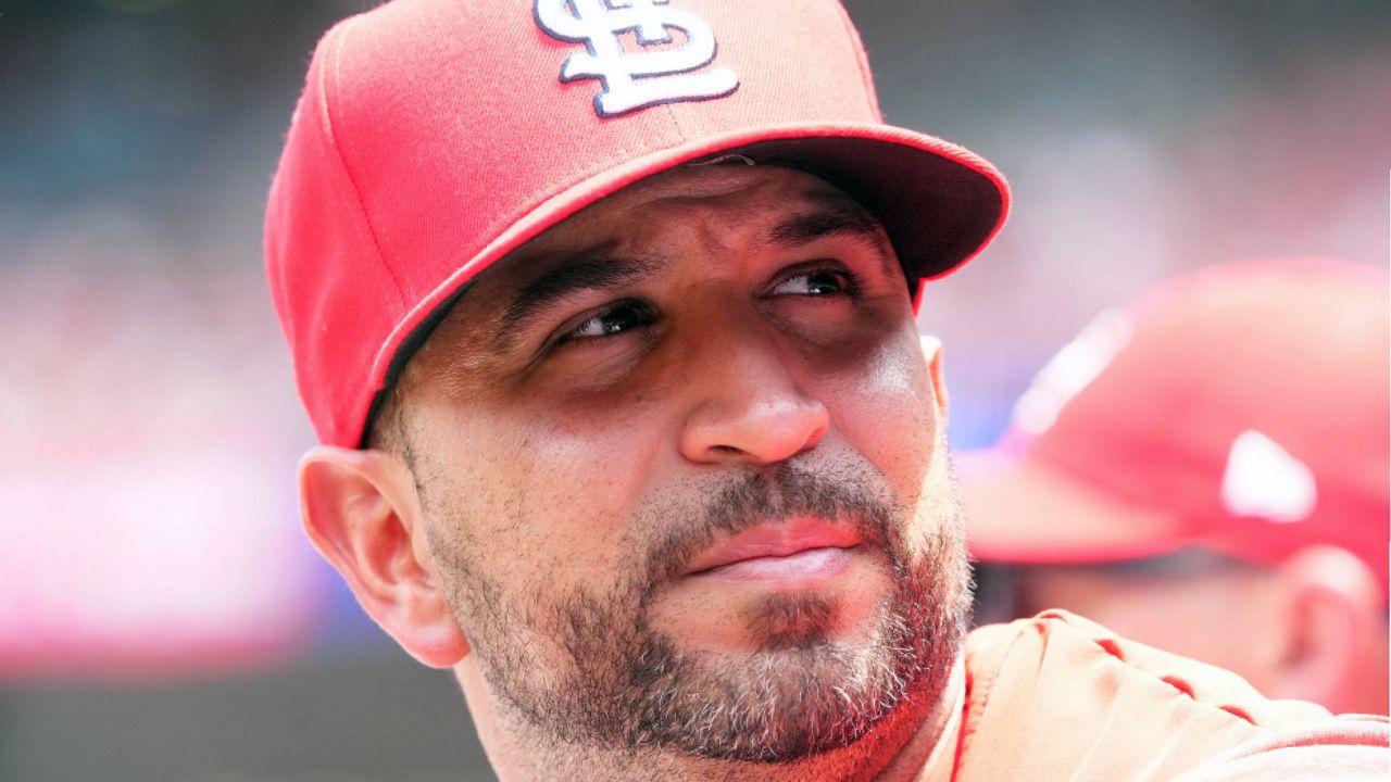 St. Louis Cardinals Manager Oliver Marmol (UPI/Bill Greenblatt)