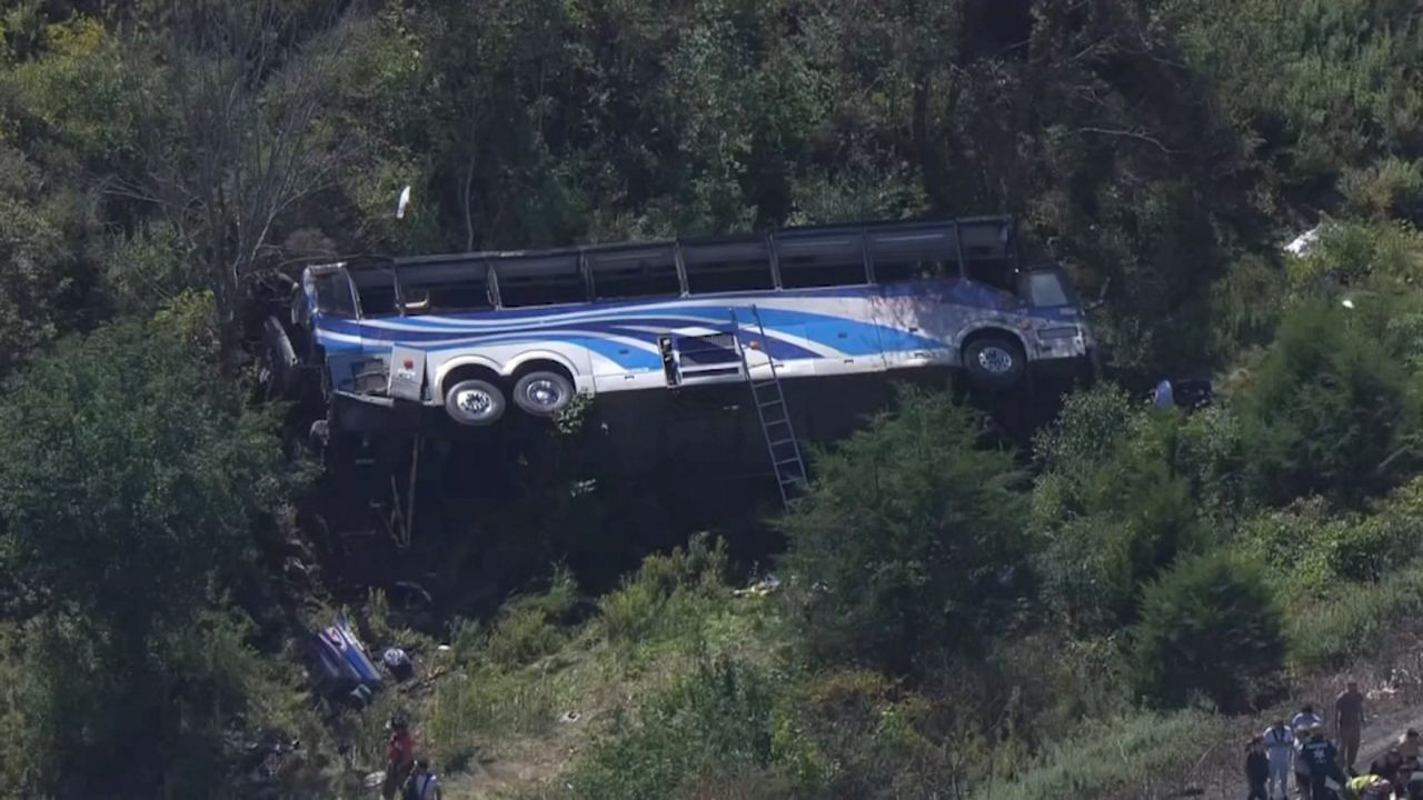 2 killed dozens injured after bus crashes in N.Y