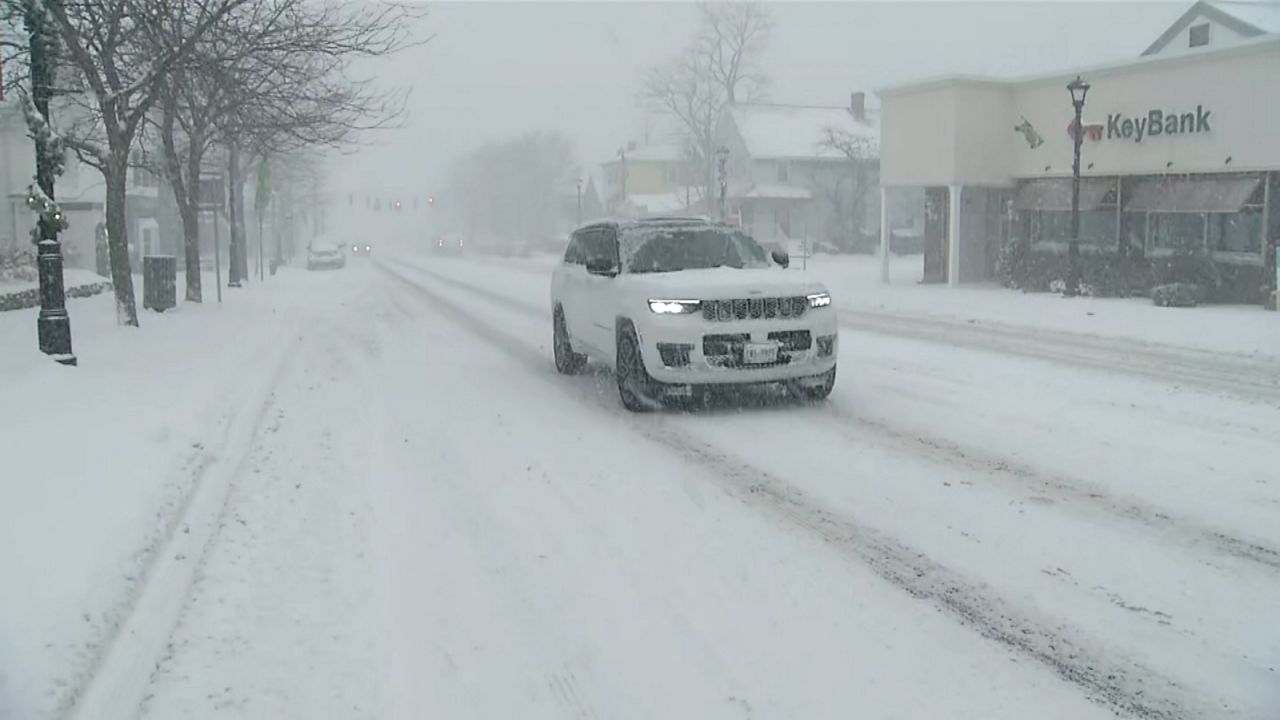 Orchard park snow