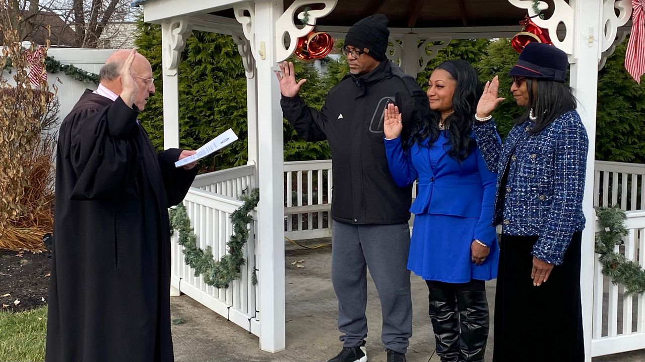 Wife, husband, mother all sworn into office together - Vimarsana News