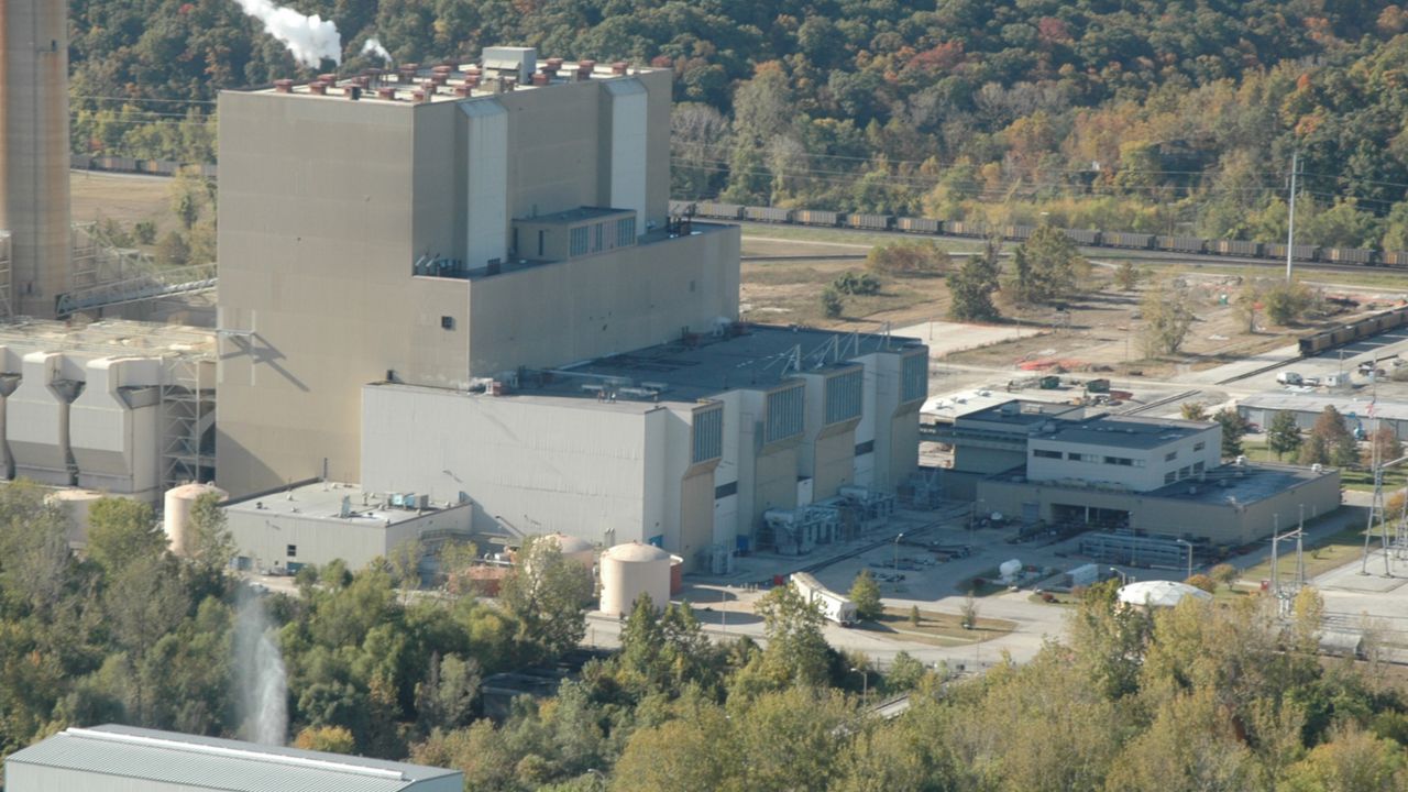 The Rush Island Energy Center on the Mississippi River. (photo courtesy of Ameren Missouri)