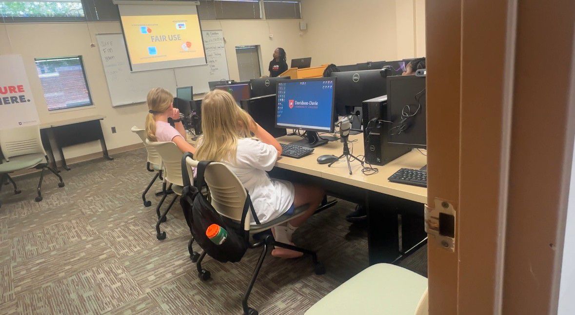 North Carolina kids learn safe YouTube creation at Davidson-Davie Community College