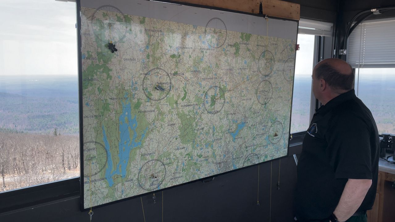 Fire towers stay busy as dry conditions pose heightened risk