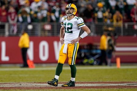 Rodgers struggles in Packers' 37-8 loss to 49ers