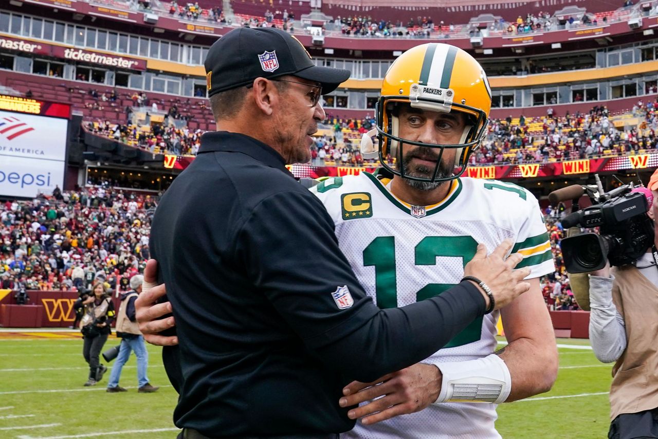 Aaron Rodgers, Packers lose to Commanders, drop 3rd in a row