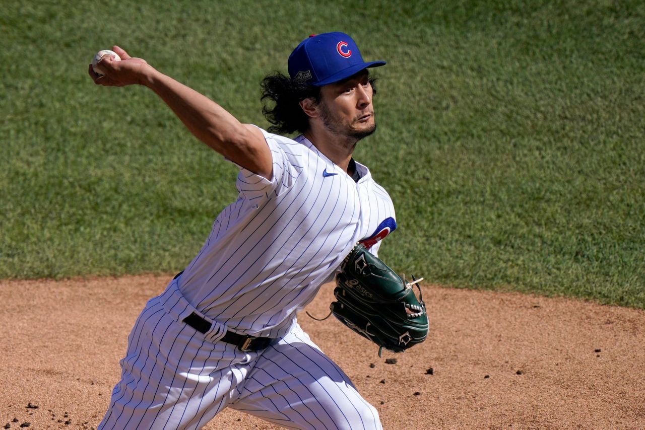 I might have to punch him': Padres ace Yu Darvish reacts to former Cubs  teammate Kyle Schwarber blasting 488-foot dinger off him