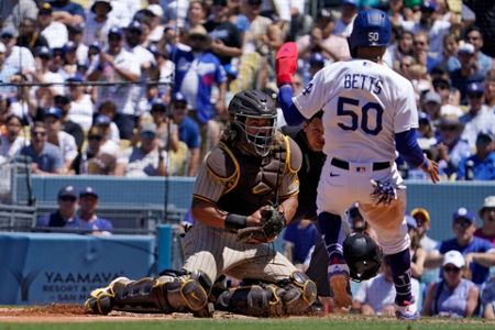 San Diego Padres catcher Jorge Alfaro during the fourth inning of
