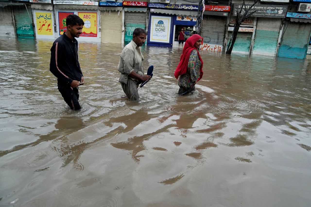2 weeks of monsoon rains in Pakistan have killed at least 55, including ...
