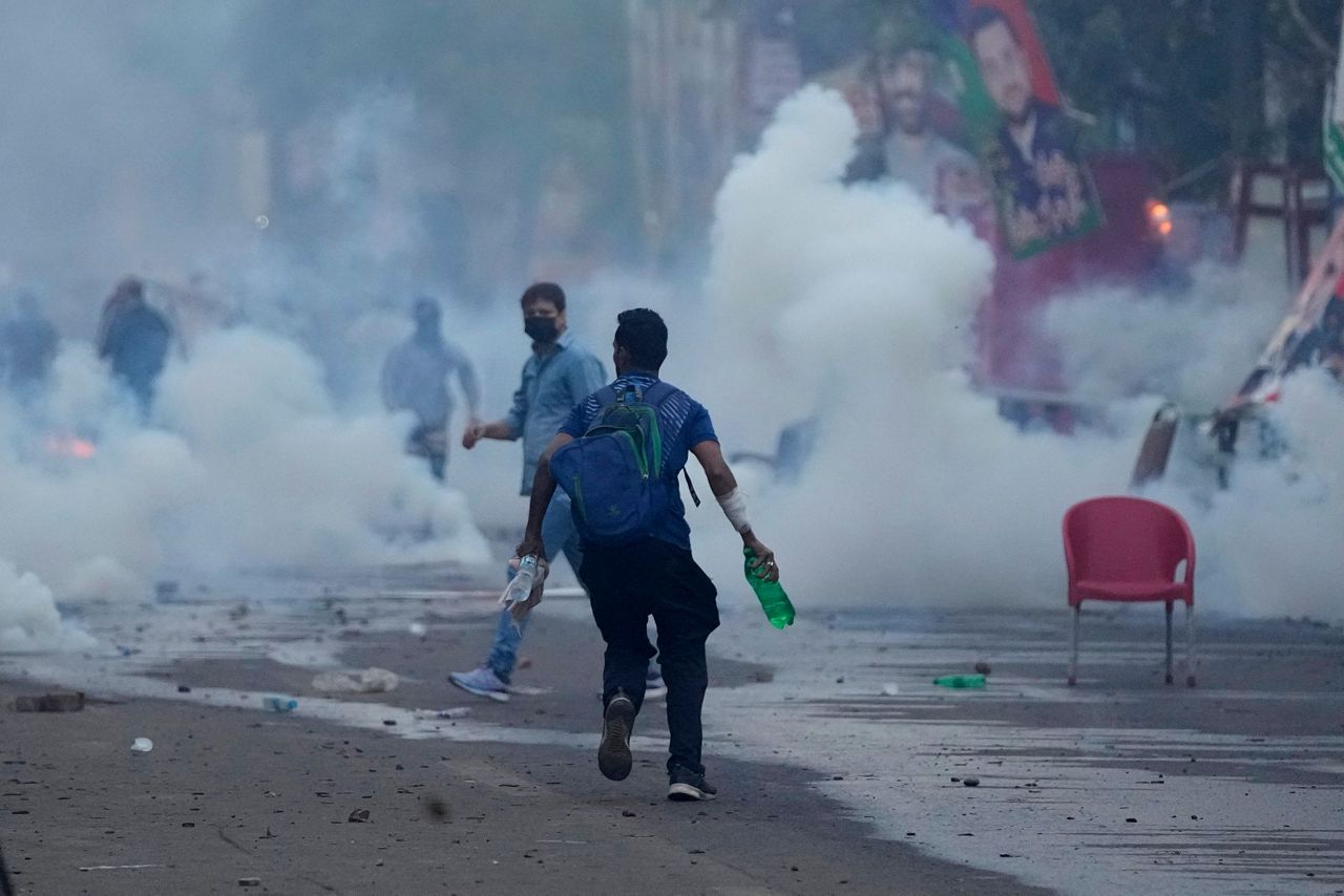 Clashes Erupt In Pakistan As Police Try To Arrest Imran Khan