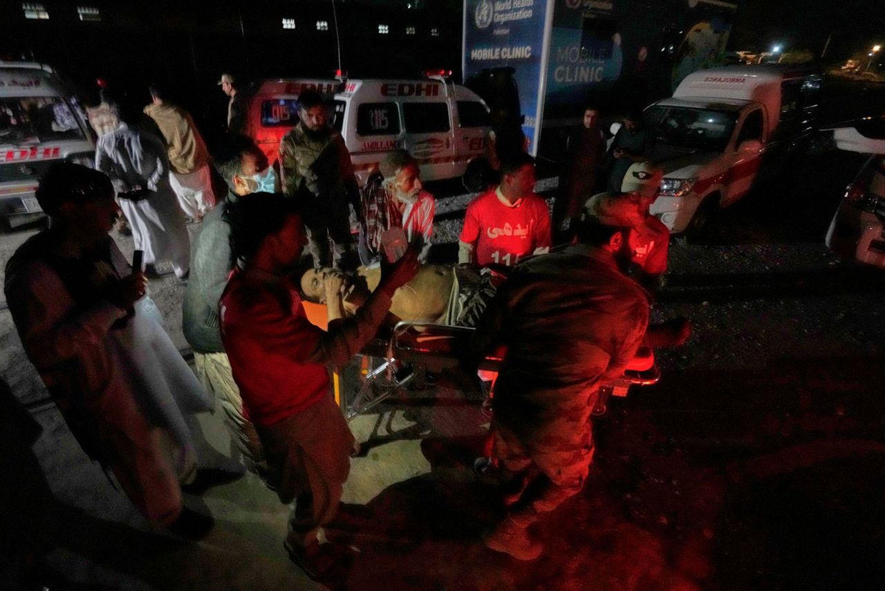 Pakistani security forces battle to free about 300 hostages aboard a ...