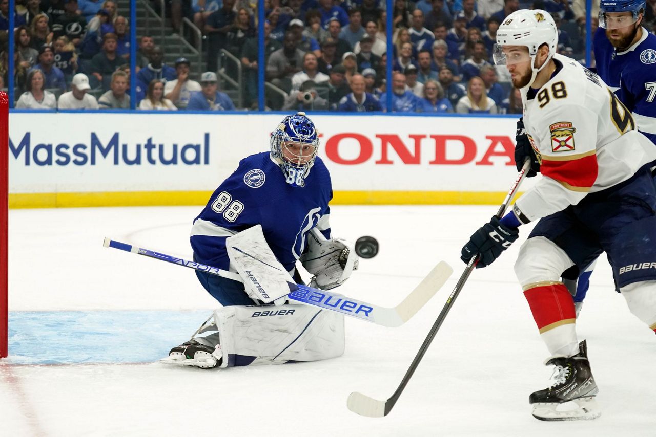 Stanley Cup: Vasilevskiy carries Lightning to 2-0 series lead - AS USA