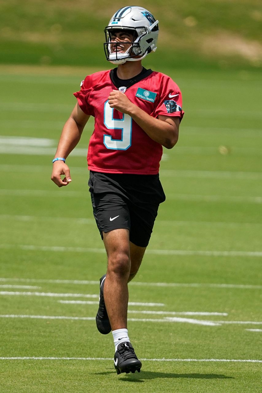 Panthers QB Bryce Young impresses, shows command' in first NFL practice