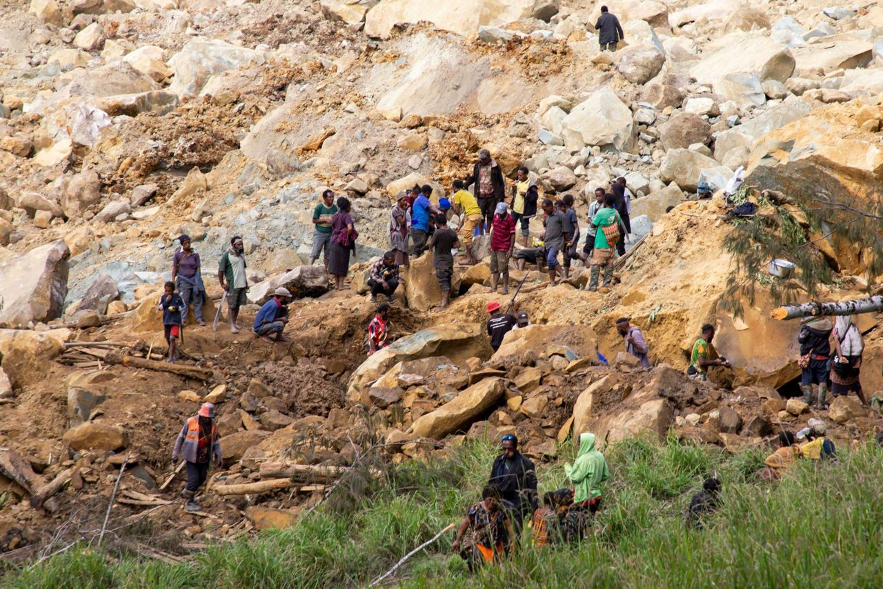 Fears rise a second landslide and disease outbreak loom at site of ...