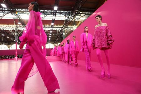 Valentino Argues Anyone Can Be Pretty in Pink in FW22 Collection