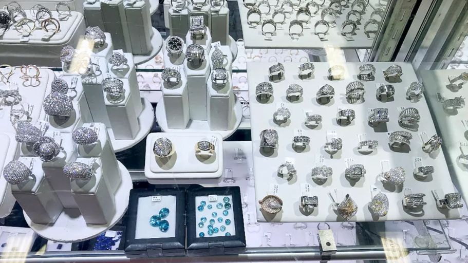 An evidence photograph provided by the FBI shows a sampling of jewelry taken in the Brink’s heist in July 2022. (FBI)