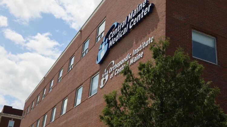 Central Maine Medical Center on Main Street in Lewiston, part of Central Maine Healthcare, is pictured Monday afternoon. (Sun Journal/Emily Bontatibus)