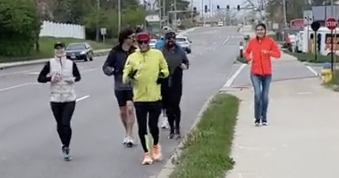 Paul Johnson, an ultra-runner and veteran, finished his route from LA to NYC this week, totaling 3,000 miles. He ran through parts of St. Charles County earlier this month. (Spectrum News)