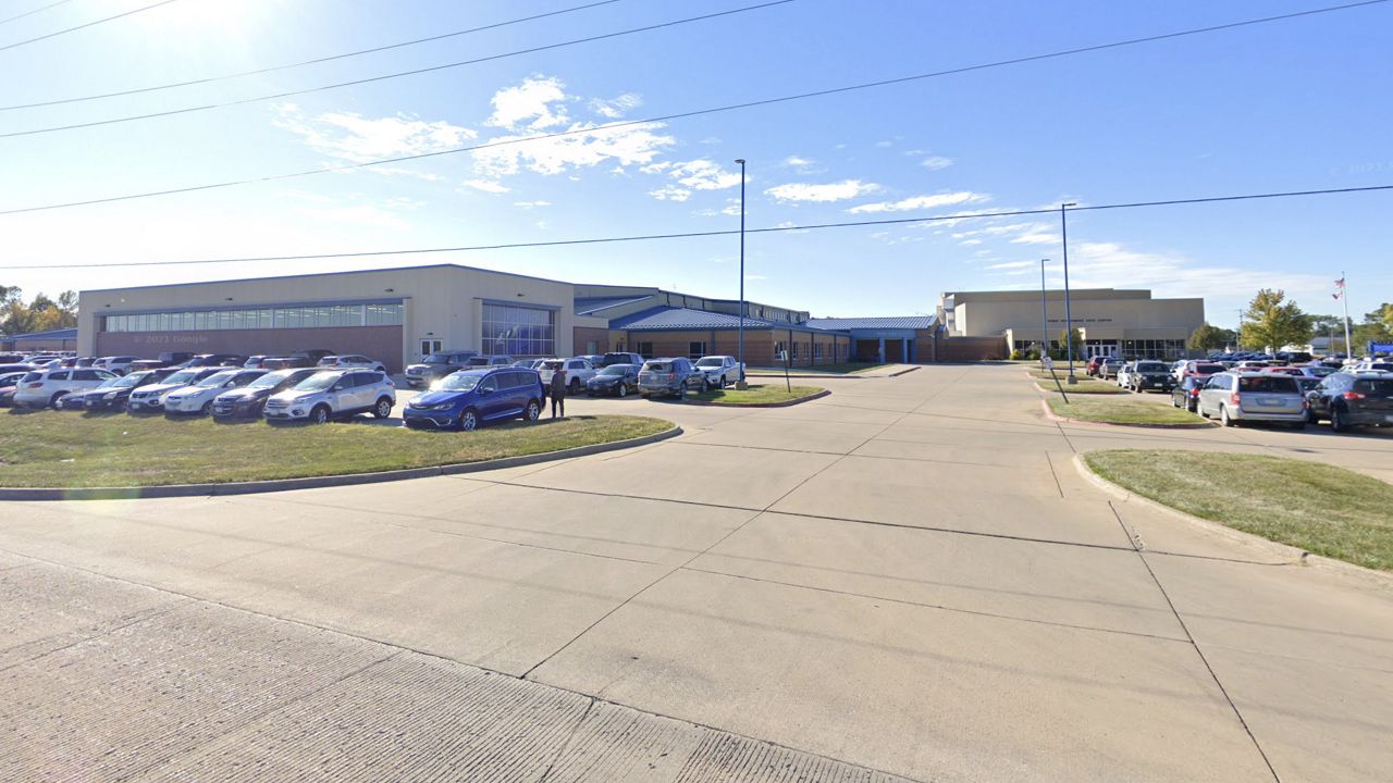 A screenshot of a Google Maps image of Perry High School in Perry, Iowa. (Google Maps)