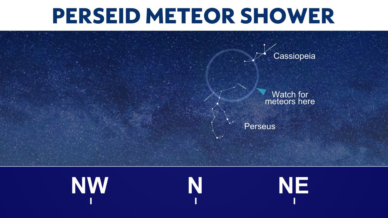 The Perseid meteor shower peaks next week