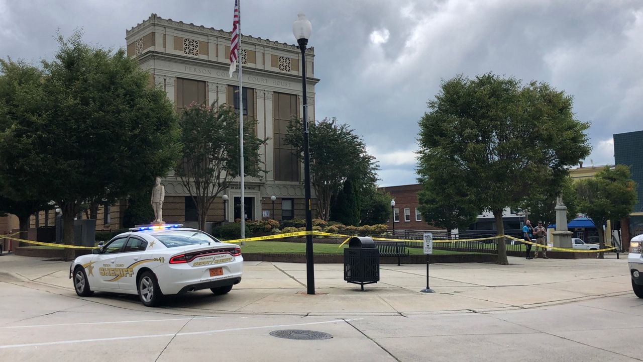 One person is in critical condition after a defendant attacked people in the Person County Courthouse, police say. 