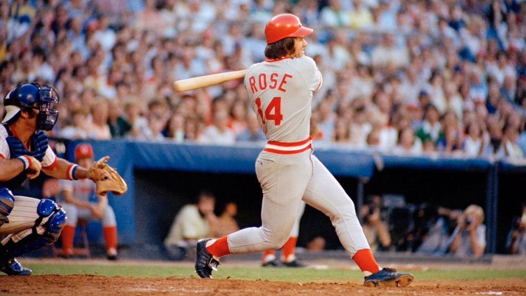 Pete Rose was a 17-time All-Star who played on three World Series winners.