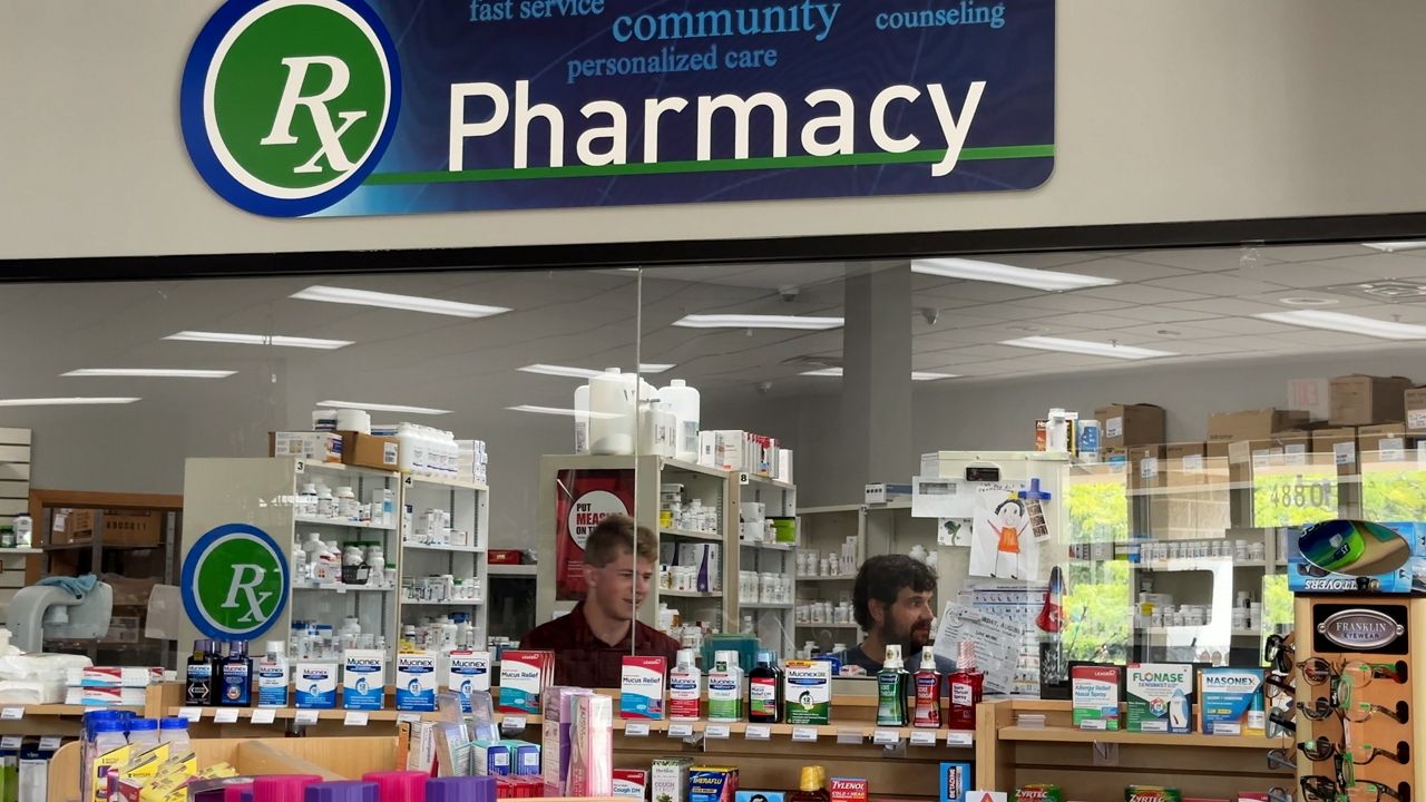 A pharmacy.