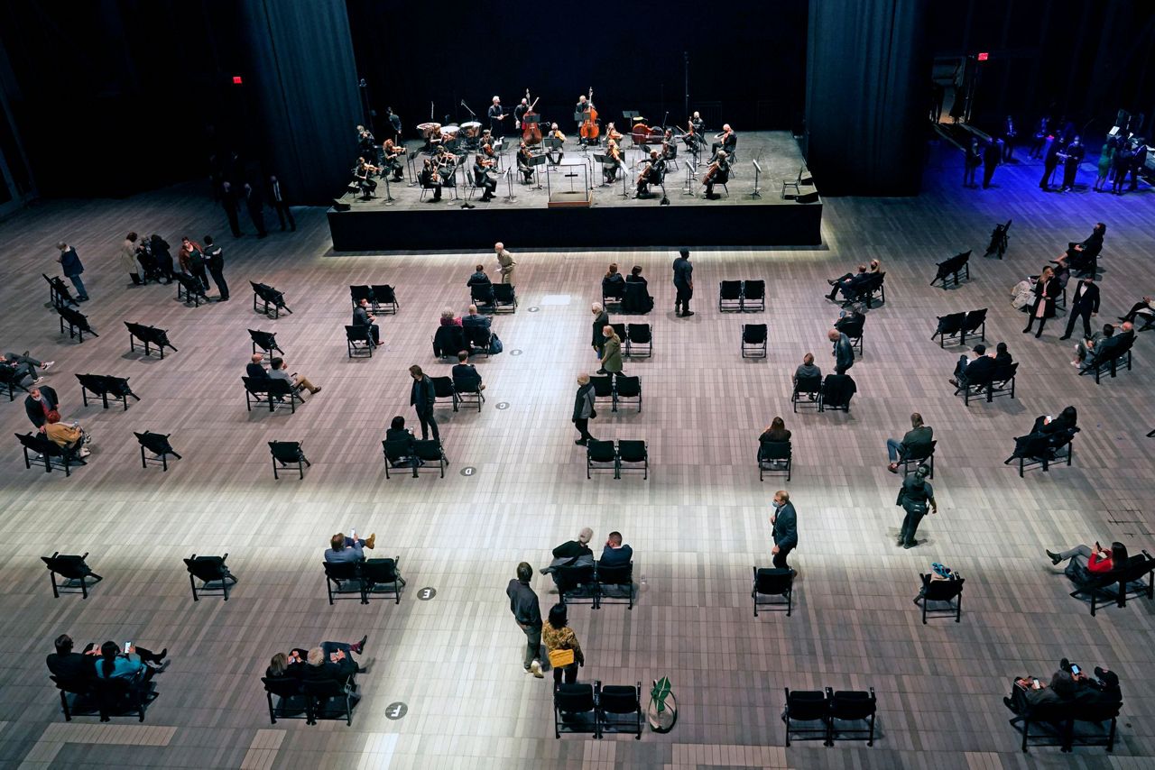 NY Philharmonic gives 1st concert with audience in 13 months