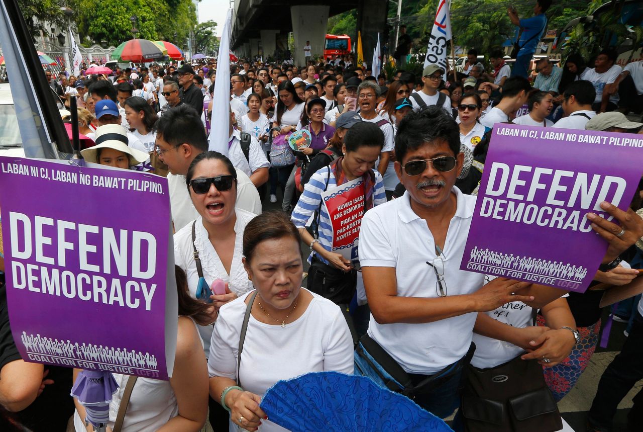 Philippine top judge, Duterte's critic, ousted by colleagues