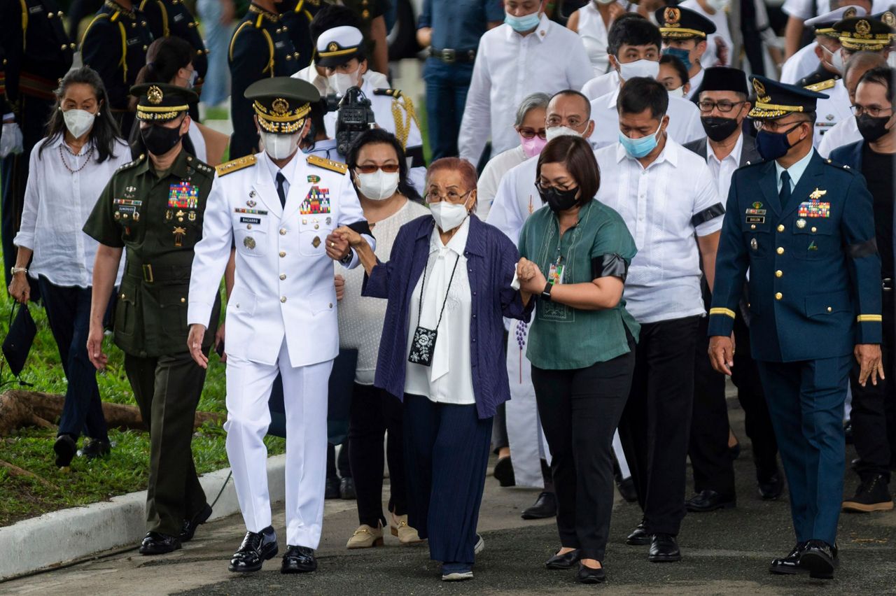 Ex-Philippine leader and democracy defender Ramos is buried