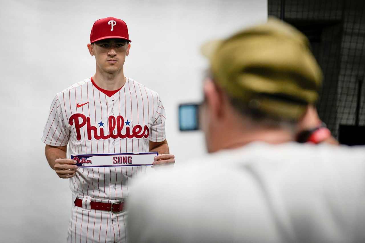 Phillies' Song throws off mound, knows challenges ahead