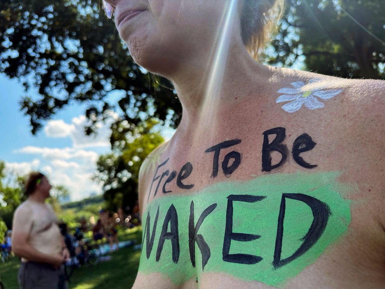 Riders In Various States Of Undress Cruise Philadelphia Streets In Th Naked Bike Ride