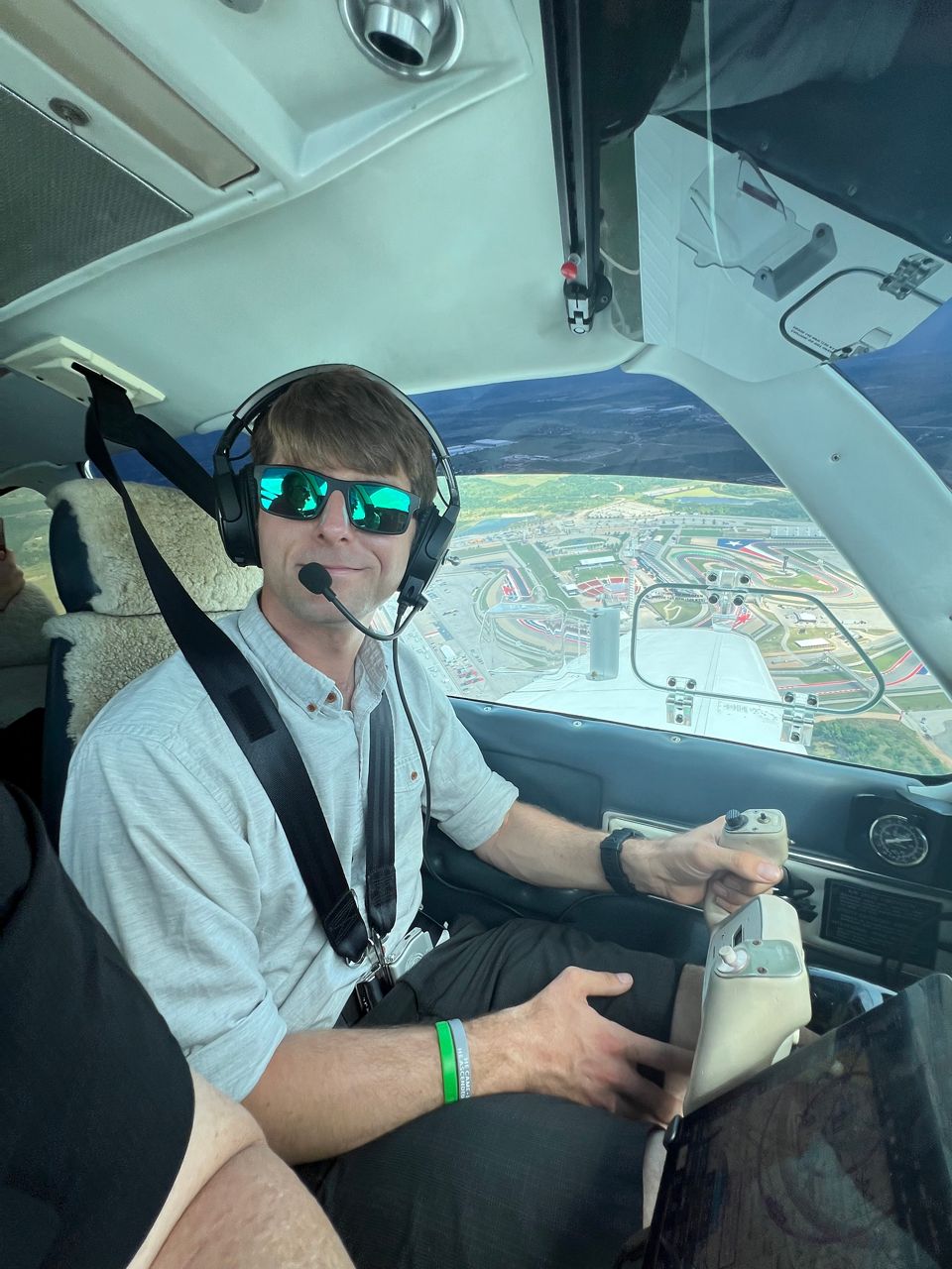 Kenton Koch also pilots airplanes along with race cars. (Courtesy: Kenton Koch)