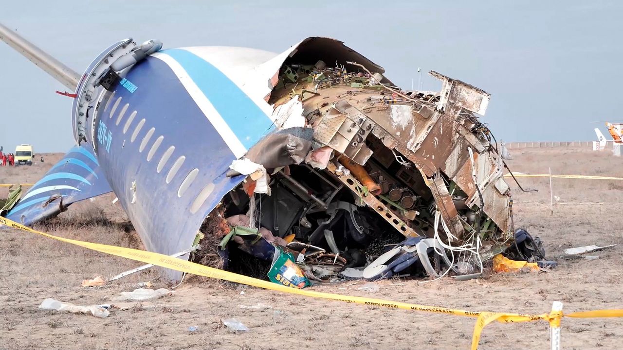 Azerbaijani airliner crashes in Kazakhstan