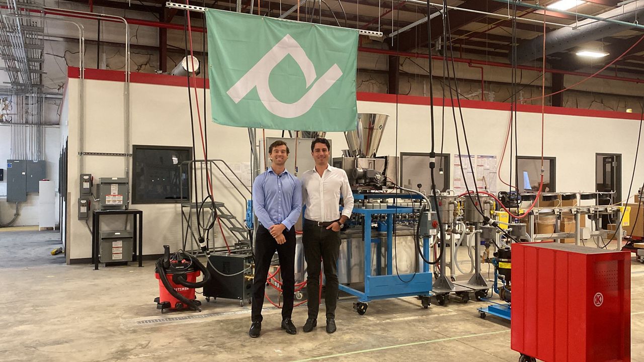 PlantSwitch co-founders Dillon Baxter and Maxime Blandin.