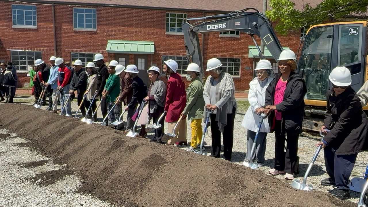Poindexter Village museum project breaks ground