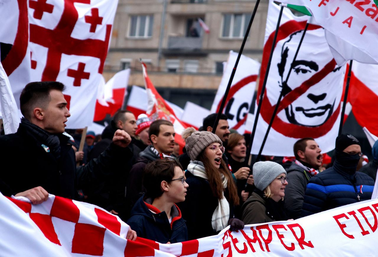 nationalist march dominates polands independence day