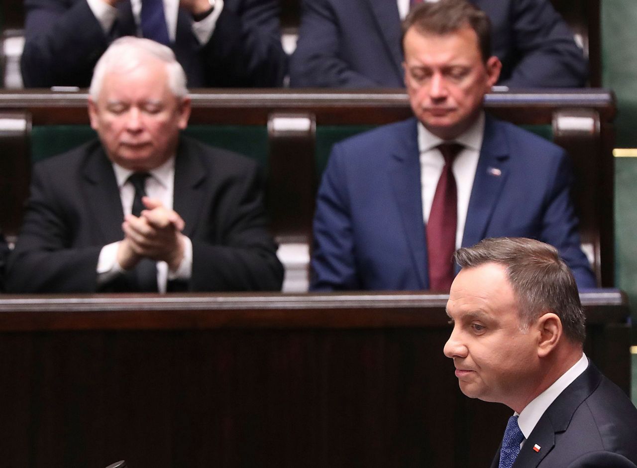 Polish parliament meets 1st time since populists reelected