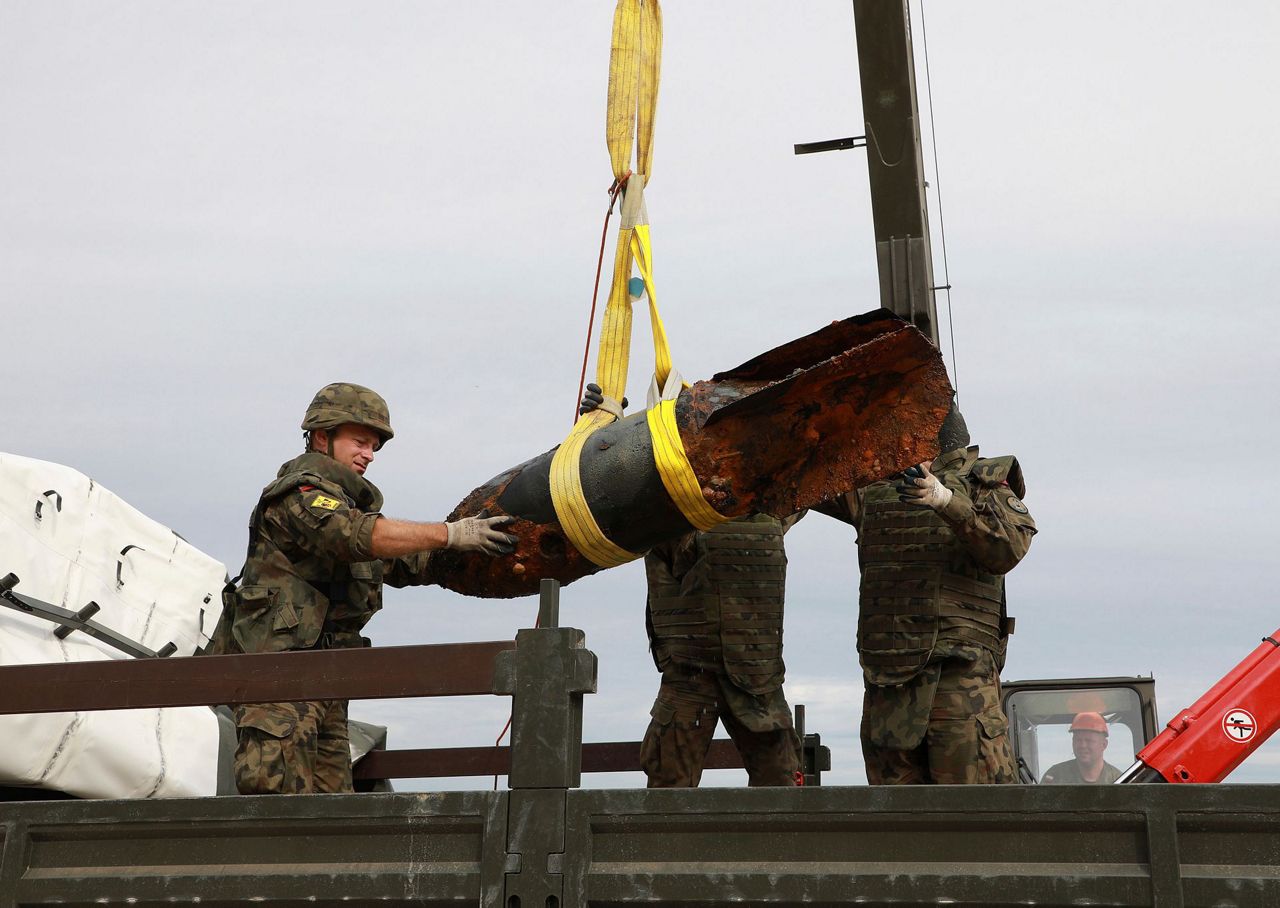 Some 2,000 evacuated for removal of 3 WWII bombs in Poland