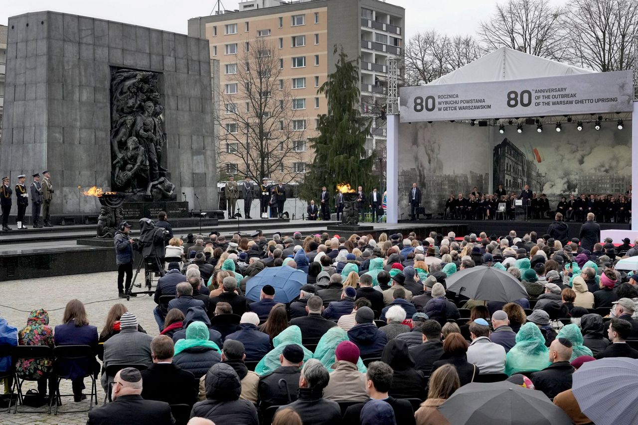 Warsaw Ghetto Uprising commemorated on 80th anniversary