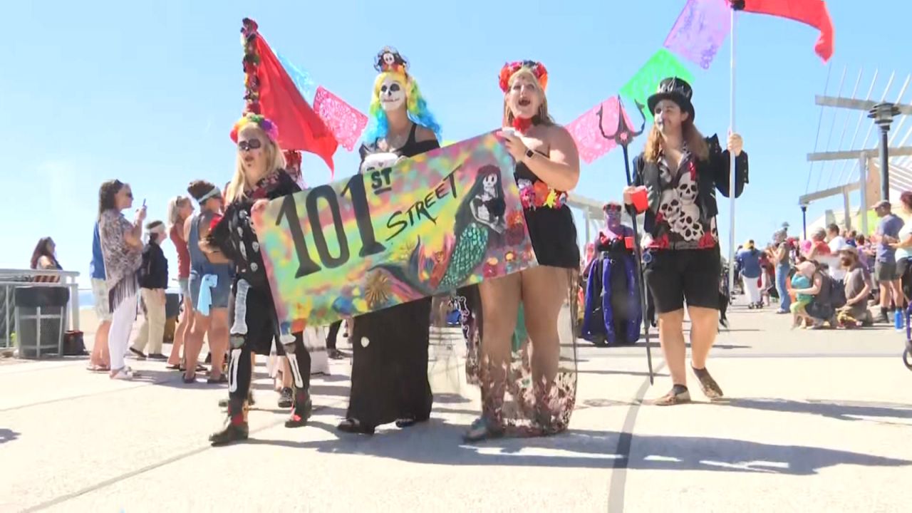 The event is billed as an inclusive art parade for people of all ages. (Spectrum News NY1)