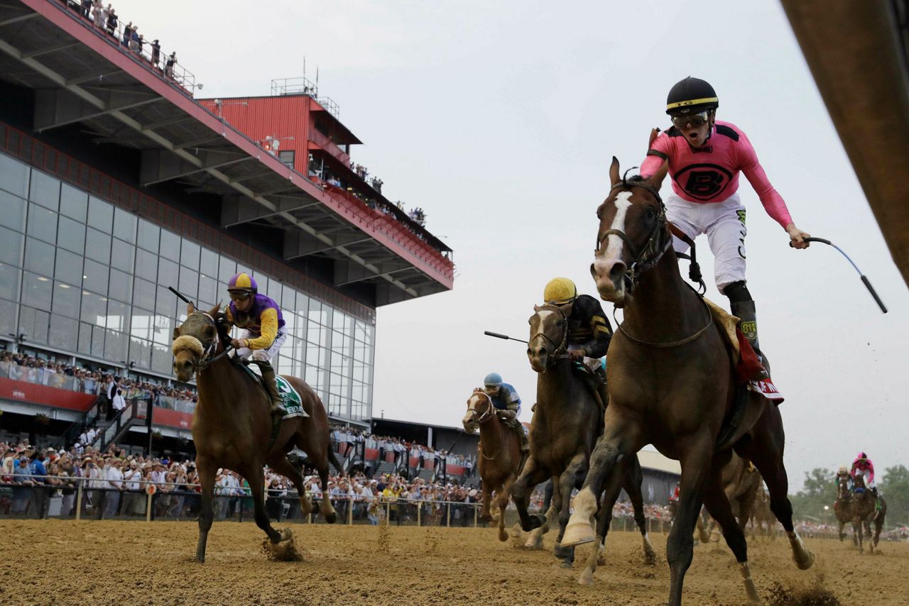 Baffert's Improbable remains favorite to win the Preakness