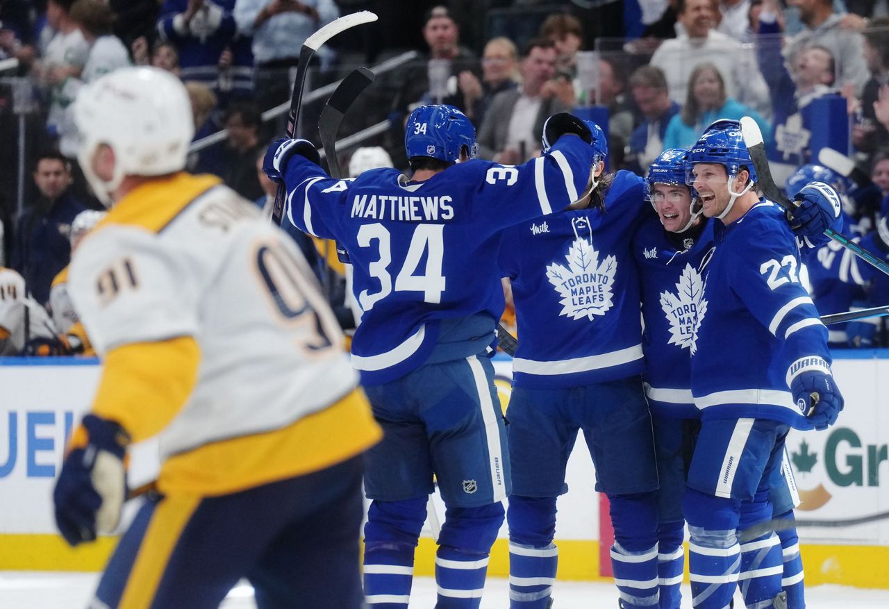 Top draft pick Gavin McKenna picks up first NHL goal, assist for ...