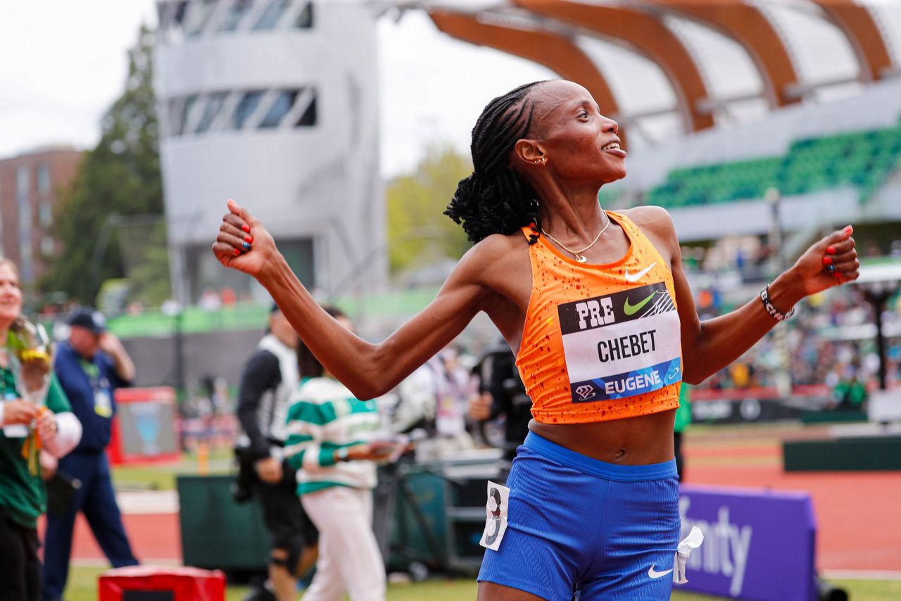 Kenya's Beatrice Chebet Sets World Record In 10,000 Meters