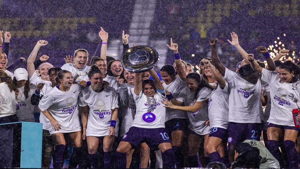 Orlando claimed the NWSL Shield on Sunday while extending its league-record unbeaten streak to 24 games, dating back to last year. 