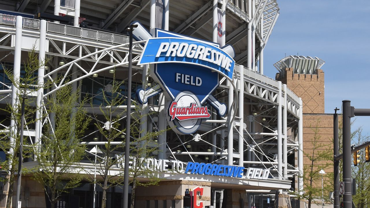 Progessive Field in Cleveland. (Spectrum News 1/Cody Thompson)