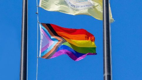 Progressive Pride Flag. (Photo courtesy of the City and County of Honolulu)