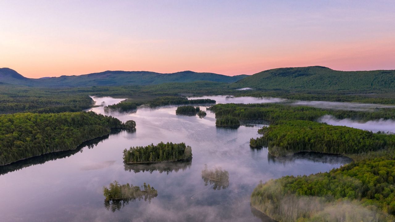 Prong Pond, just southeast of Moosehead Lake in Greenville, will have two miles of its shores protected from development by a 3,000-acre conservation easement announced last week. (Forest Society of Maine)