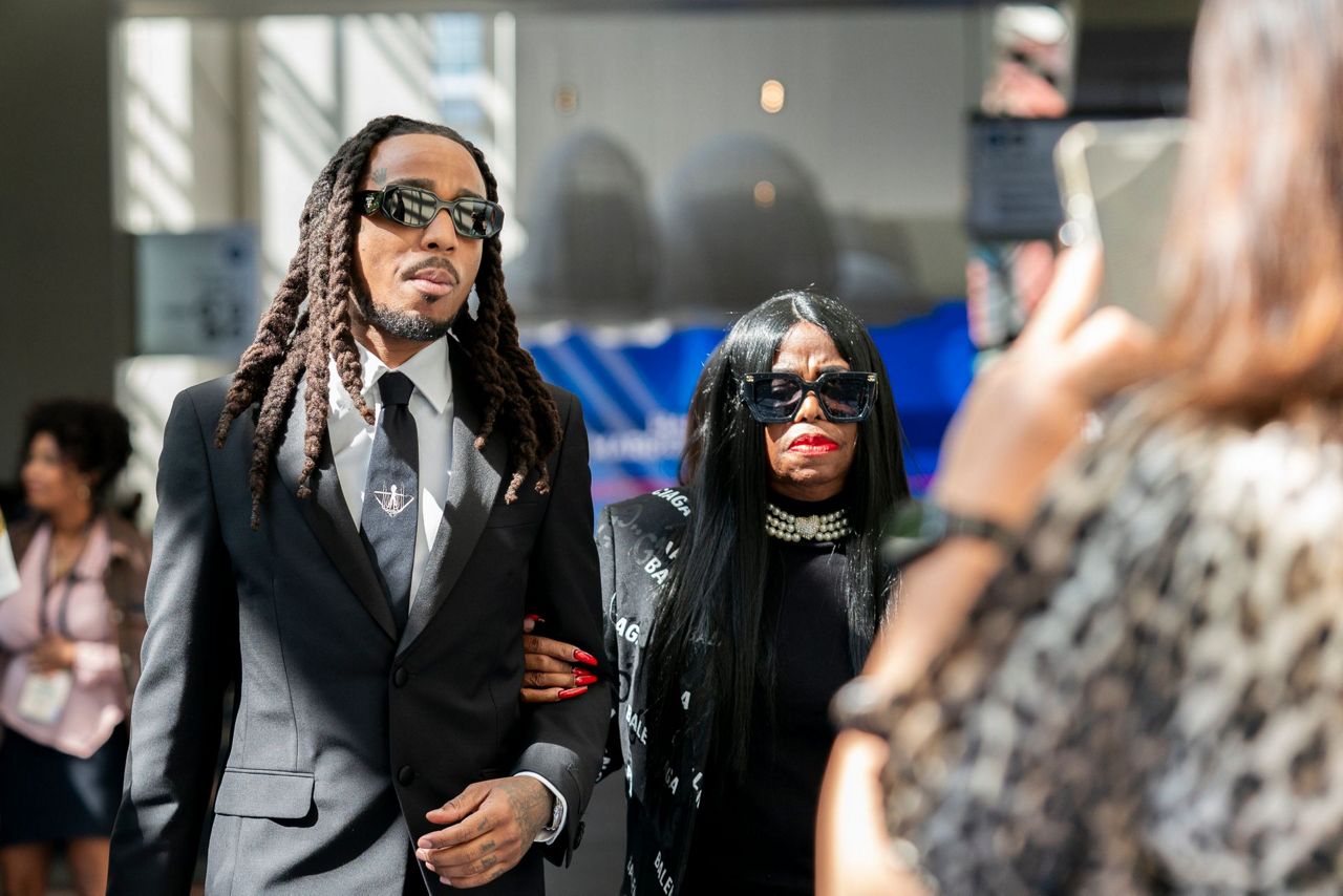 Quavo steps up advocacy against gun violence after his nephew Takeoff's ...