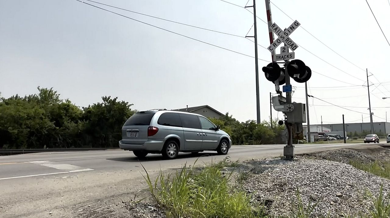 A railroad crossing in Ohio. (Spectrum News 1 File)
