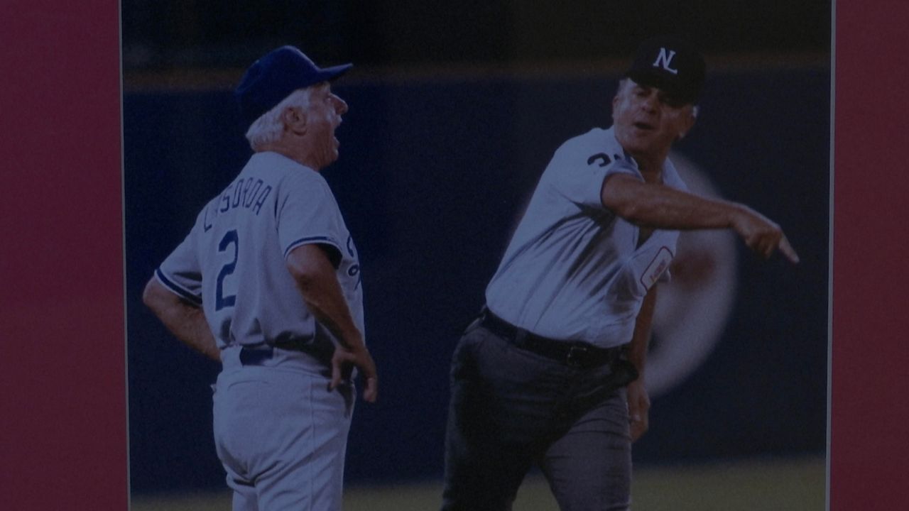 Marsh once ejected Dodgers manager Tommy Lasorda (Spectrum News 1/Sam Knef)